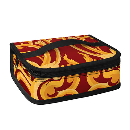 Thai Winding Vines Pattern Print Small Lunch Bag