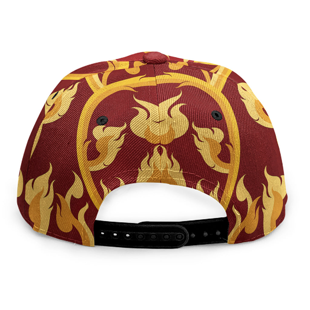 Thai Winding Vines Pattern Print Snapback Cap