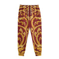 Thai Winding Vines Pattern Print Sweatpants