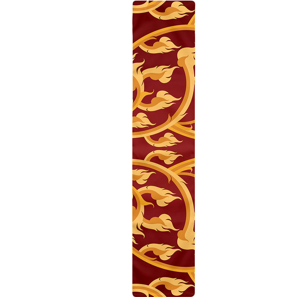 Thai Winding Vines Pattern Print Table Runner