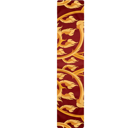 Thai Winding Vines Pattern Print Table Runner