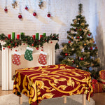 Thai Winding Vines Pattern Print Tablecloth