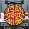 Thai Winding Vines Pattern Print Tire Cover