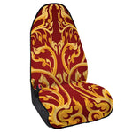 Thai Winding Vines Pattern Print Waterproof Car Seat Cover