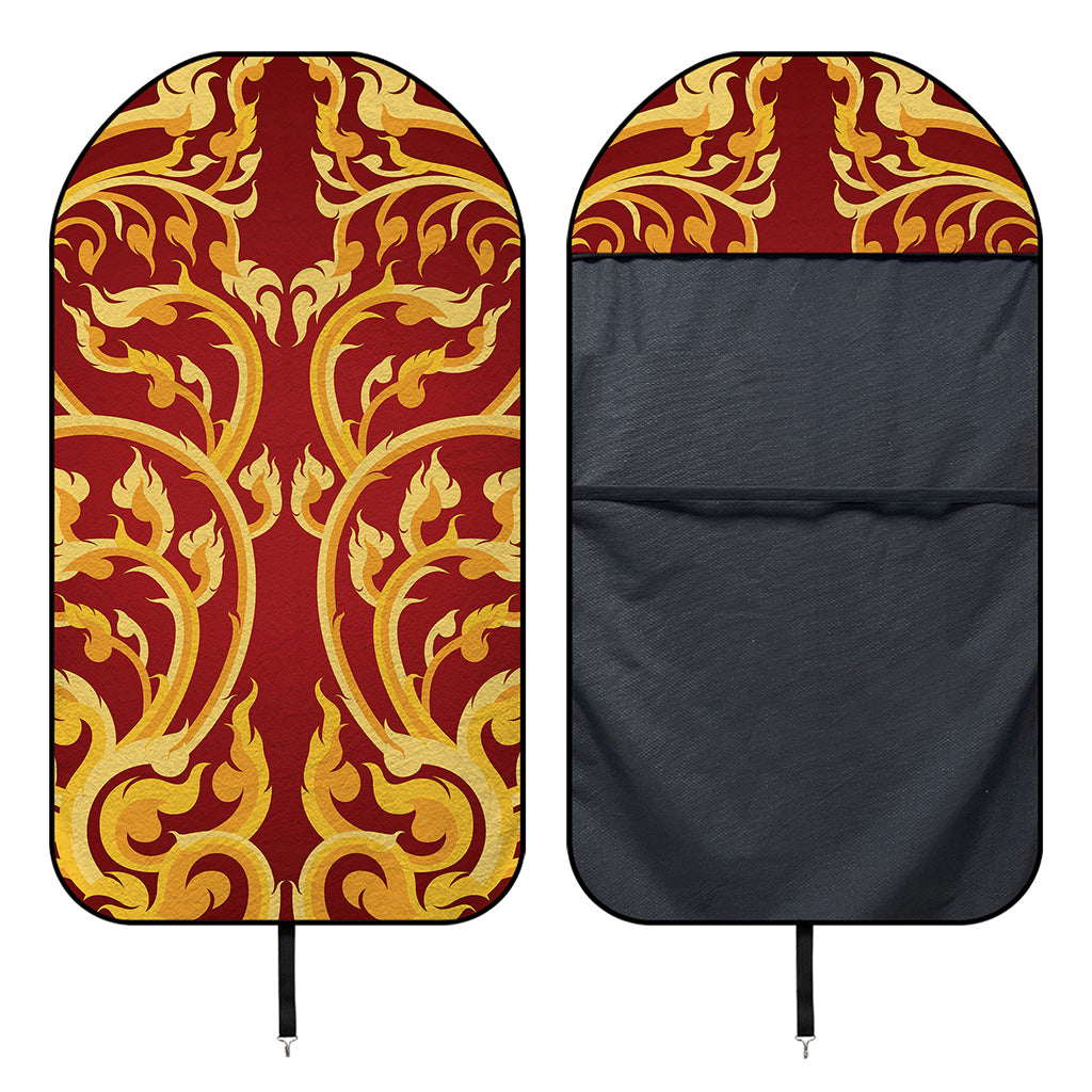 Thai Winding Vines Pattern Print Waterproof Car Seat Cover