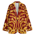 Thai Winding Vines Pattern Print Women's Blazer