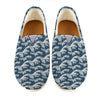 The Great Kanagawa Wave Pattern Print Casual Shoes