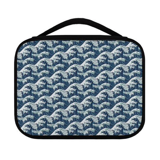 The Great Kanagawa Wave Pattern Print Classic Bible Case