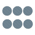 The Great Kanagawa Wave Pattern Print Coaster Set