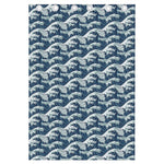 The Great Kanagawa Wave Pattern Print Curtain