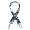 The Great Kanagawa Wave Pattern Print Dog Seat Belt