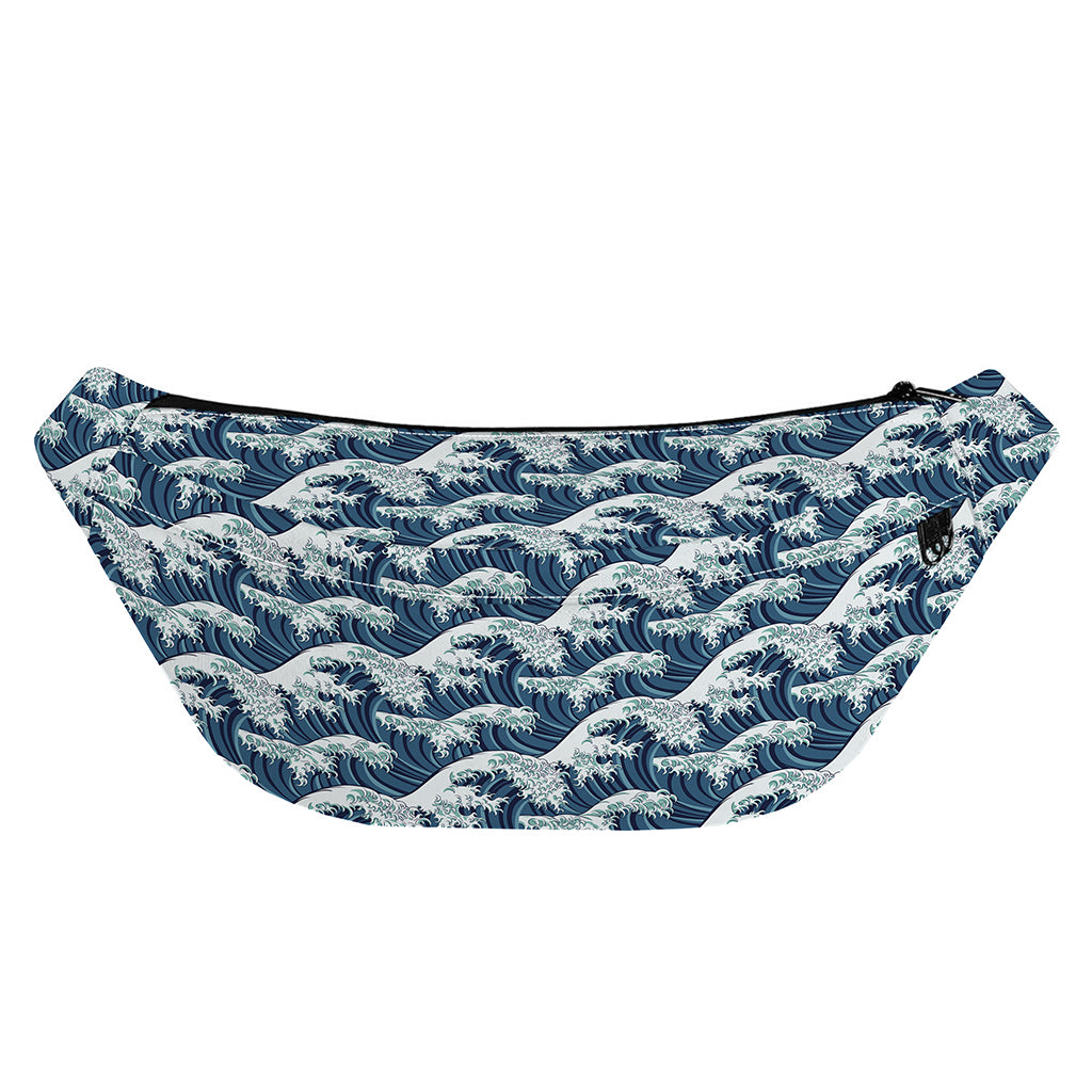 The Great Kanagawa Wave Pattern Print Fanny Pack