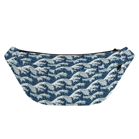 The Great Kanagawa Wave Pattern Print Fanny Pack