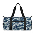 The Great Kanagawa Wave Pattern Print Gym Bag