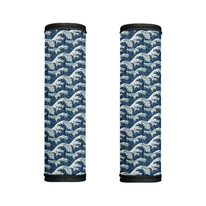 The Great Kanagawa Wave Pattern Print Handle Covers