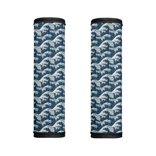 The Great Kanagawa Wave Pattern Print Handle Covers
