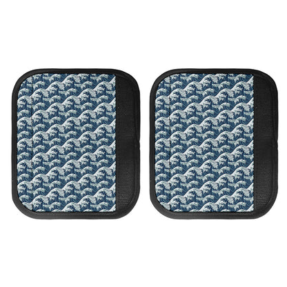 The Great Kanagawa Wave Pattern Print Handle Covers