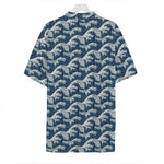 The Great Kanagawa Wave Pattern Print Hawaiian Shirt