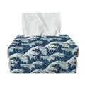 The Great Kanagawa Wave Pattern Print Rectangle Tissue Box Cover