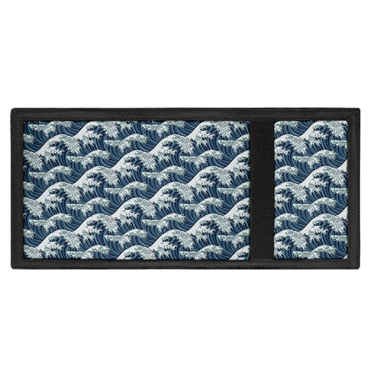 The Great Kanagawa Wave Pattern Print Trifold Wallet