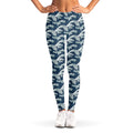 The Great Kanagawa Wave Pattern Print Women's Leggings