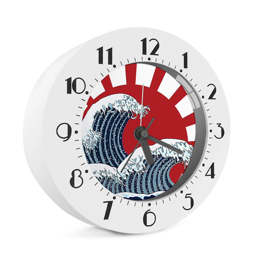 The Great Kanagawa Wave Print Alarm Clock