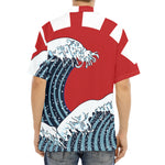 The Great Kanagawa Wave Print Aloha Shirt