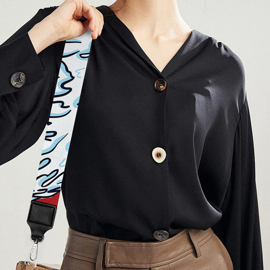 The Great Kanagawa Wave Print Bag Strap