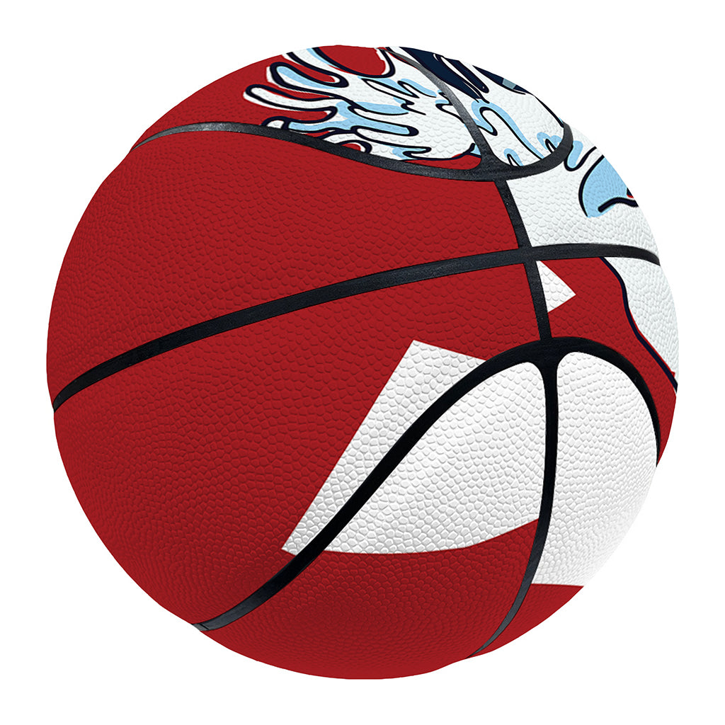 The Great Kanagawa Wave Print Basketball