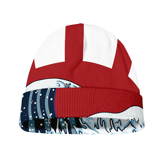 The Great Kanagawa Wave Print Beanie