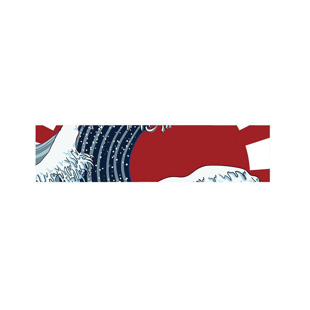 The Great Kanagawa Wave Print Bed Runner
