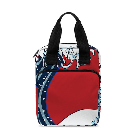 The Great Kanagawa Wave Print Bible Tote Bag