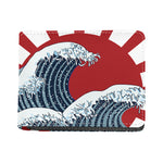 The Great Kanagawa Wave Print Bifold Wallet