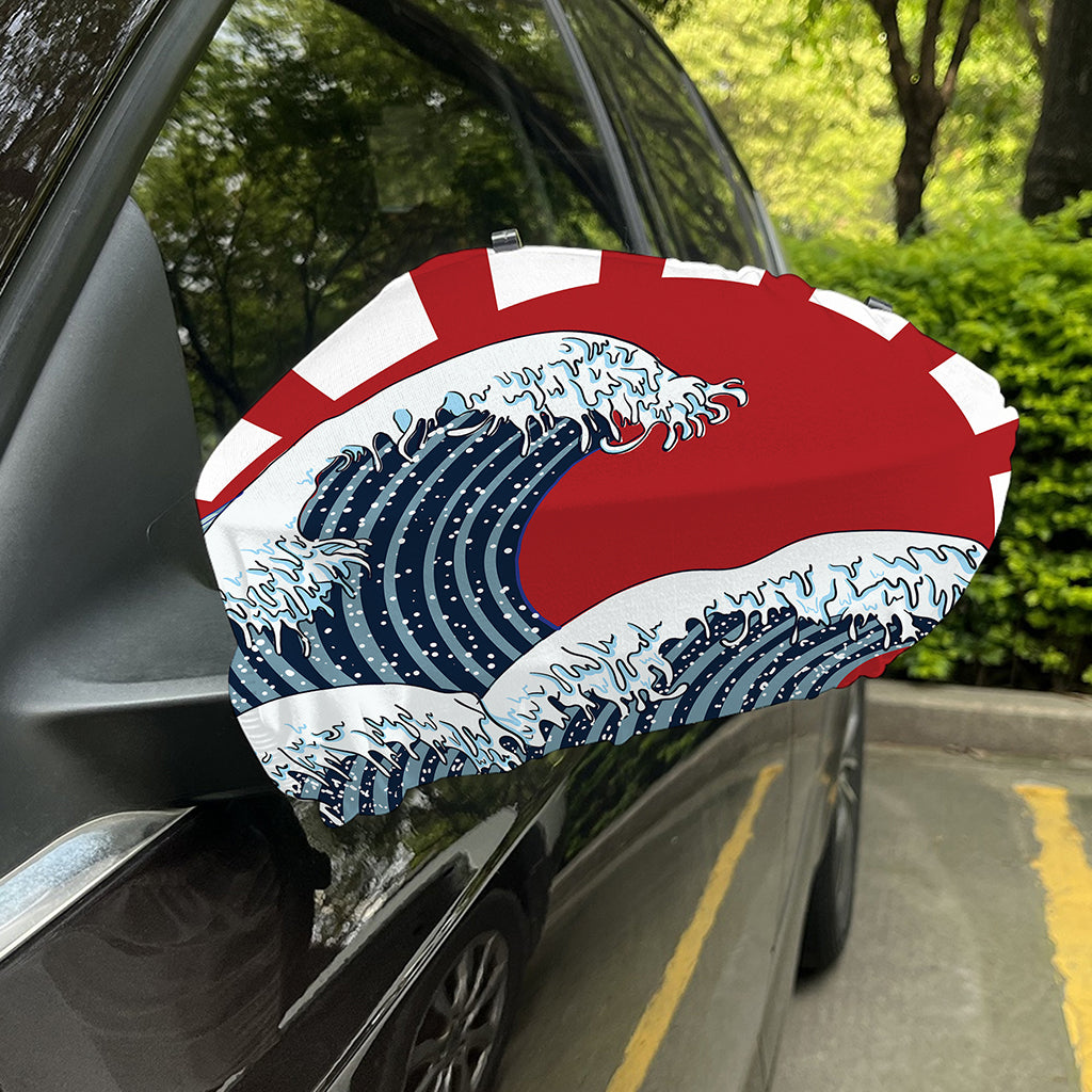 The Great Kanagawa Wave Print Car Side Mirror Covers