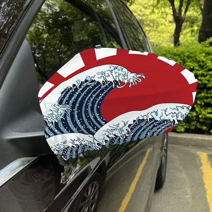 The Great Kanagawa Wave Print Car Side Mirror Covers