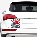 The Great Kanagawa Wave Print Car Sticker