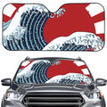 The Great Kanagawa Wave Print Car Windshield Sun Shade