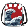 The Great Kanagawa Wave Print Crossbody Lunch Bag