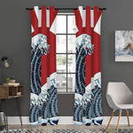The Great Kanagawa Wave Print Curtain
