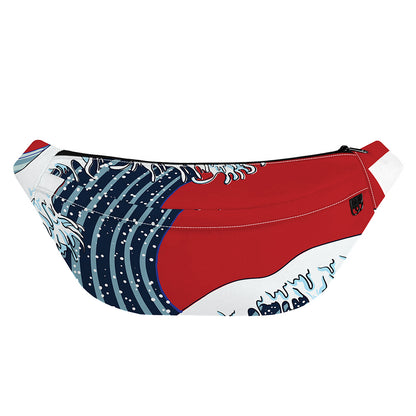 The Great Kanagawa Wave Print Fanny Pack