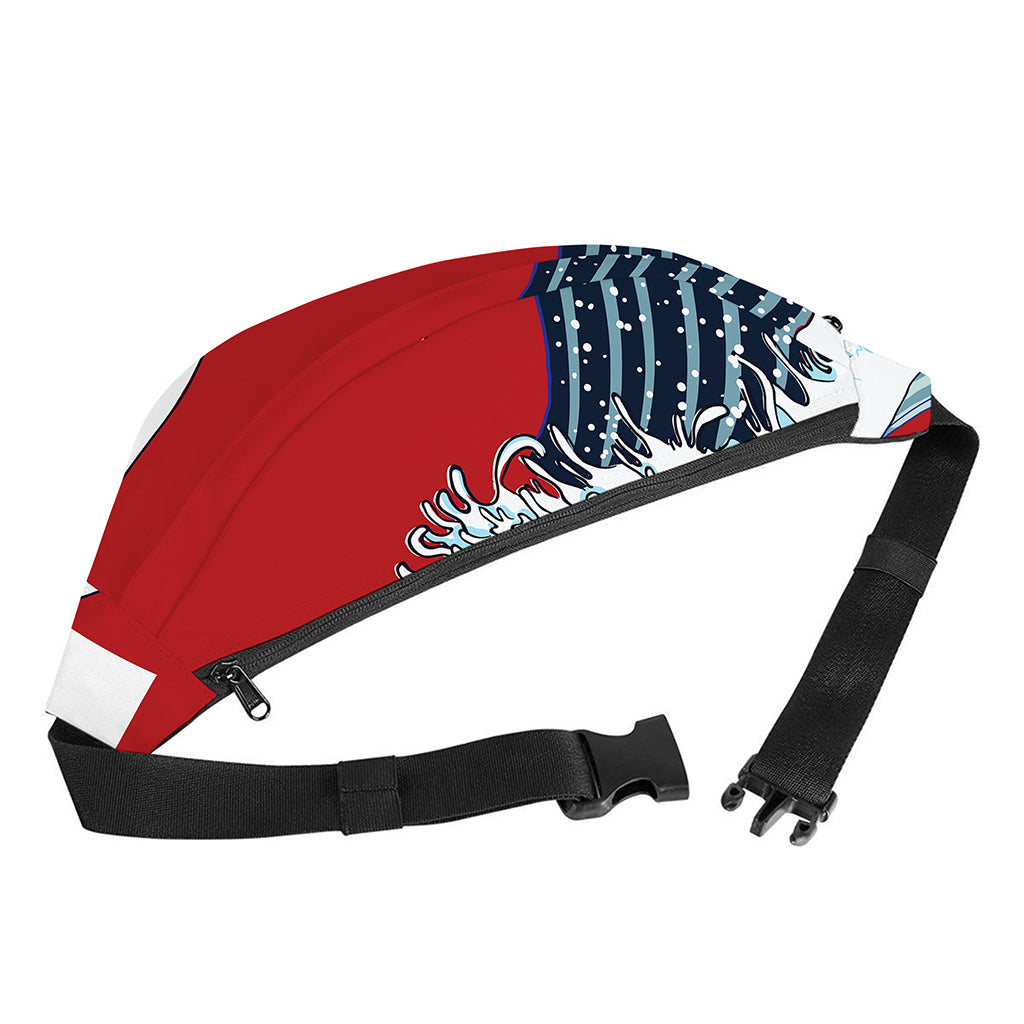 The Great Kanagawa Wave Print Fanny Pack