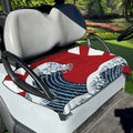 The Great Kanagawa Wave Print Golf Cart Seat Cover