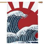 The Great Kanagawa Wave Print House Flag