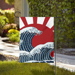 The Great Kanagawa Wave Print House Flag