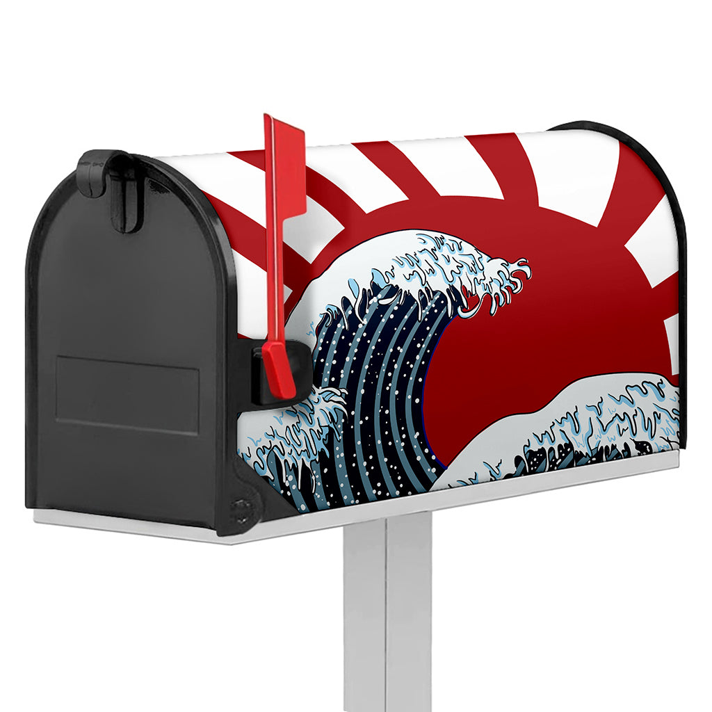 The Great Kanagawa Wave Print Mailbox Cover