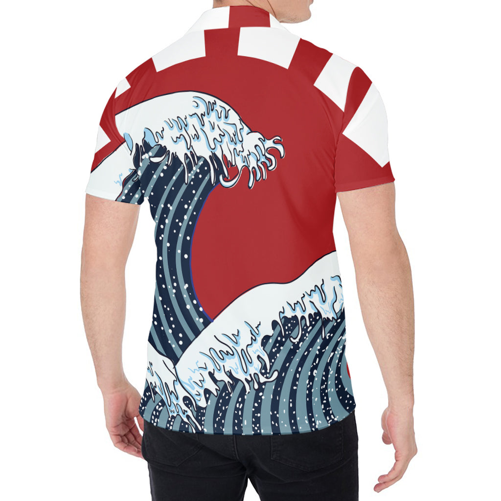The Great Kanagawa Wave Print Men's Shirt