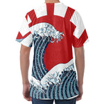 The Great Kanagawa Wave Print Men's Velvet T-Shirt