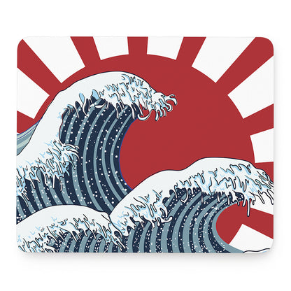 The Great Kanagawa Wave Print Mouse Pad
