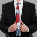 The Great Kanagawa Wave Print Necktie