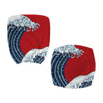 The Great Kanagawa Wave Print Office Chair Cover